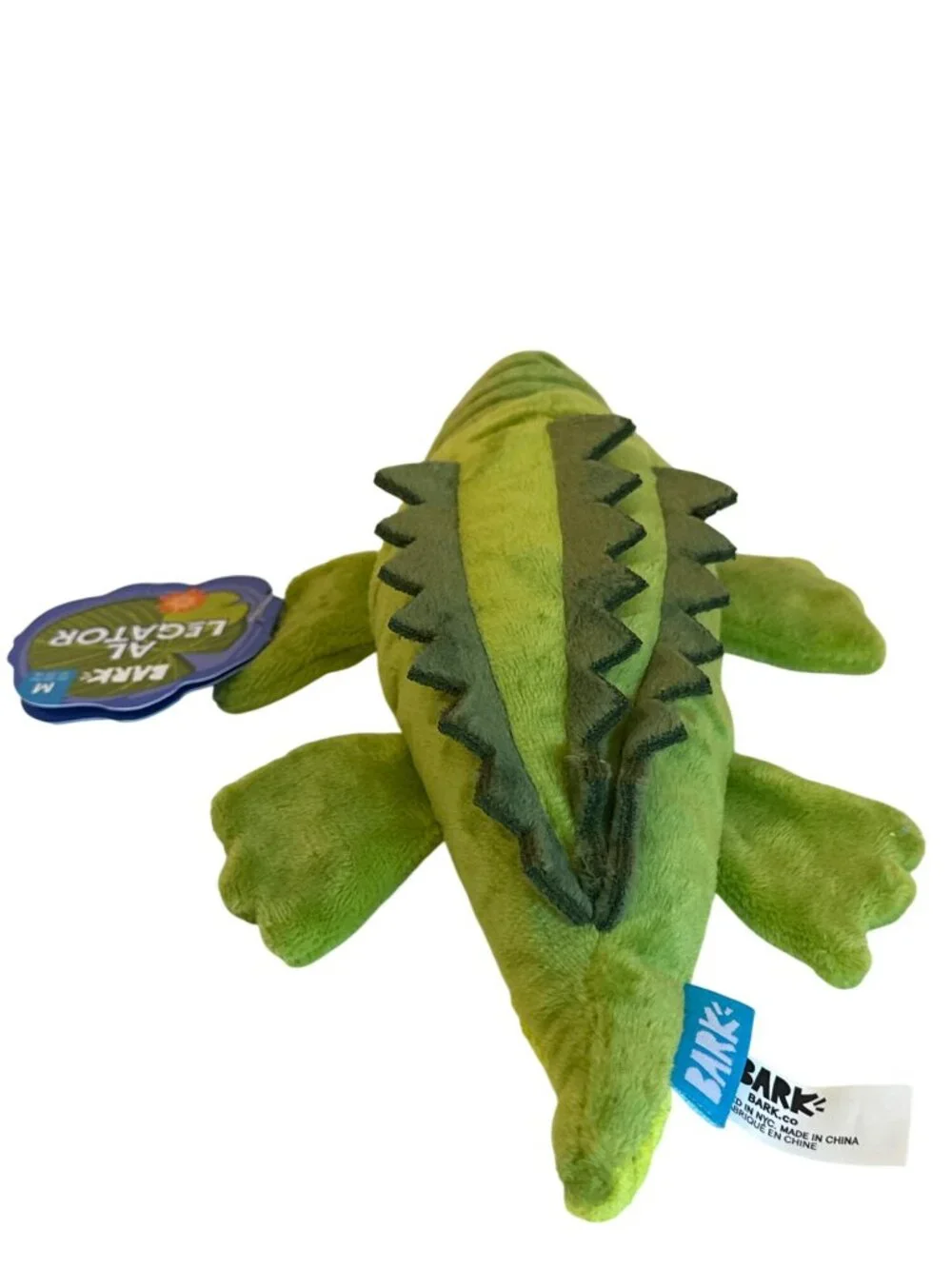 New Bark Box “ Al Legator “ Dog Toy Ocean Alligator Crocodile Medium Size